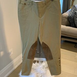 Ralph Lauren Riding Pants size 14 with calf leather patches